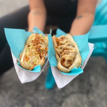 Funky Love - Parcerito on the left and Gringuito on the right. Yummmmmmmmmmmmmmmmm - Vegan Near Me - Fort Lauderdale, Florida