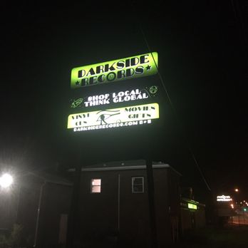 Darkside Records - Cool giant sign - Music & DVDs Near Me - Poughkeepsie, New York