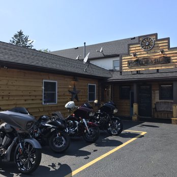 Whiskey Hill Saloon - motorcycles parked in front of the building - Bars Near Me - Cassadaga, New York Whiskey Hill Saloon - motorcycles parked in front of the building - Bars Near Me - Cassadaga, New York