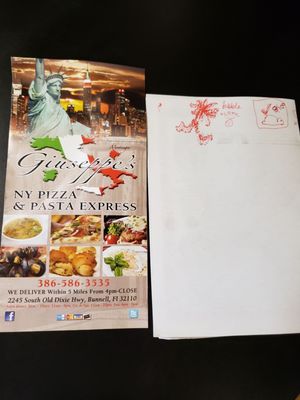 Menu photo 6 Giuseppe's NY Pizza & Pasta Express Bunnell, FL Menu photo 6 Giuseppe's NY Pizza & Pasta Express Bunnell, FL