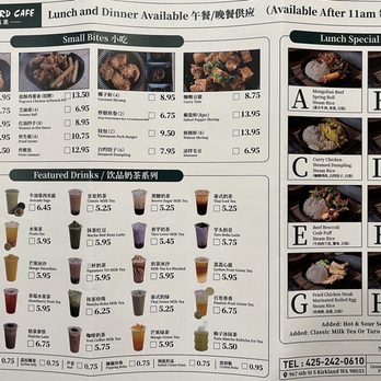 Early Bird Cafe - Lunch menu - Dim Sum Near Me - Kirkland, Washington Early Bird Cafe - Lunch menu - Dim Sum Near Me - Kirkland, Washington
