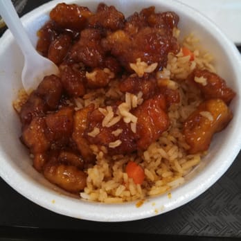Lucky Wok - Orange chicken the bomb - Chinese Near Me - Riverside, California