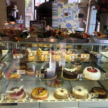 Moonside Bakery & Cafe - Cake window with oven in background - Bakeries Near Me - Half Moon Bay, California Moonside Bakery & Cafe - Cake window with oven in background - Bakeries Near Me - Half Moon Bay, California