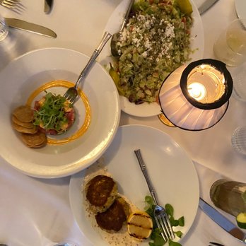 Saint Theo's - Greek Chop Salad, Tuna Tartare, and Lump Crab Cakes - Bars Near Me - New York, New York