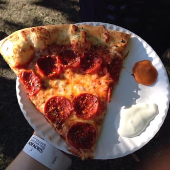 Mikey's Late Night Slice - Pepperoni pizza slice the size of a human infant. - Pizza Near Me - Columbus, Ohio Mikey's Late Night Slice - Pepperoni pizza slice the size of a human infant. - Pizza Near Me - Columbus, Ohio