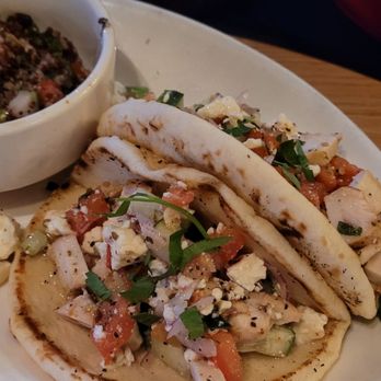 BJ's Restaurant & Brewhouse - Mediterranean chicken tacos - Breweries Near Me - Mobile, Alabama