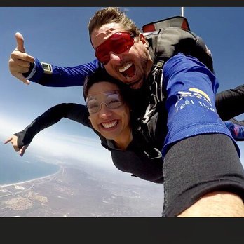 GoJump Oceanside - I have to say I love this doing it. I'm so freakin happy Rocco is the best to be partnered with you. - Skydiving Near Me - Oceanside, California GoJump Oceanside - I have to say I love this doing it. I'm so freakin happy Rocco is the best to be partnered with you. - Skydiving Near Me - Oceanside, California