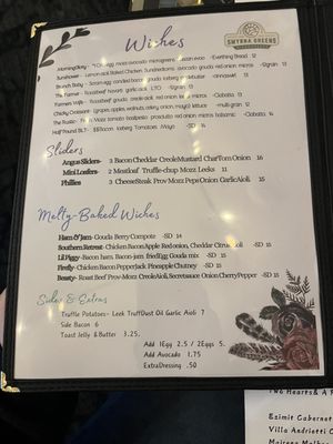 Menu photo 6 Black Butterfly New Smyrna Beach, FL
