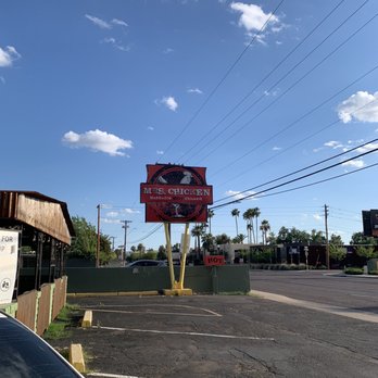 Mrs Chicken - a large sign in a parking lot - Chicken Shop Near Me - Phoenix, Arizona Mrs Chicken - a large sign in a parking lot - Chicken Shop Near Me - Phoenix, Arizona