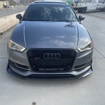 Pristine Image - 2016 Audi S3 carbon fiber front splitter. - Body Shops Near Me - La Puente, California
