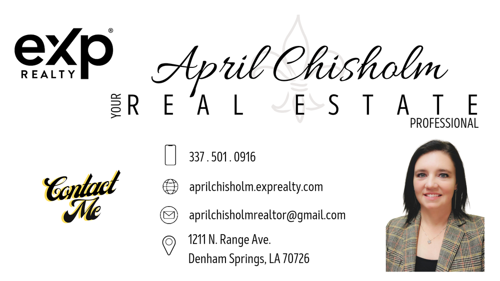 APRIL CHISHOLM EXP REALTY Updated August 2024 Contact Agent