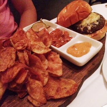 Catalan - Kobe beef burger and duck fat chips ($16) - Mediterranean Near Me - Rancho Mirage, California