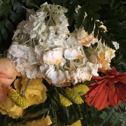 Dying flowers