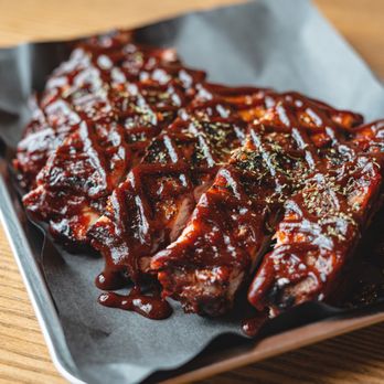 Food Fight BBQ - Our St. Louis Side Ribs are smoked for 4 Hours every single day, over Hickory and Maple woods. - Barbeque Near Me - Brampton, Ontario Food Fight BBQ - Our St. Louis Side Ribs are smoked for 4 Hours every single day, over Hickory and Maple woods. - Barbeque Near Me - Brampton, Ontario