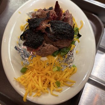 Pappas Bar-B-Q - Chopped beef baked potatoes - Barbeque Near Me - Houston, Texas Pappas Bar-B-Q - Chopped beef baked potatoes - Barbeque Near Me - Houston, Texas