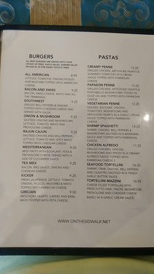 Menu photo 2 On the Sidewalk Bar and Grill Enid, OK