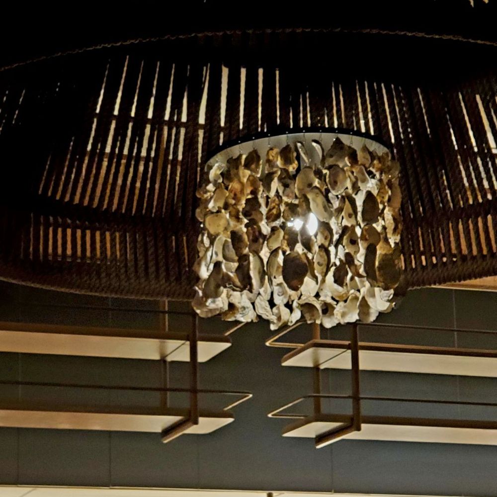 Quarter Acre - Oyster shells are the light! - New American Near Me - Dallas, Texas