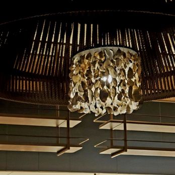 Quarter Acre - Oyster shells are the light! - New American Near Me - Dallas, Texas