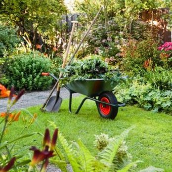 Island Garden Pro Landscaping - a wheelbarrow in a garden - Landscaping Near Me - Qualicum, British Columbia Island Garden Pro Landscaping - a wheelbarrow in a garden - Landscaping Near Me - Qualicum, British Columbia