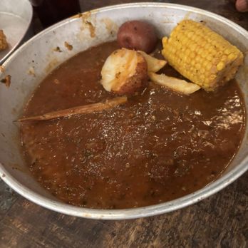 The Catch - This is the sauce for the boil. DISGUSTING. I didn't eat the food, but I removed it for the picture. - Seafood Near Me - Gulf Shores, Alabama The Catch - This is the sauce for the boil. DISGUSTING. I didn't eat the food, but I removed it for the picture. - Seafood Near Me - Gulf Shores, Alabama