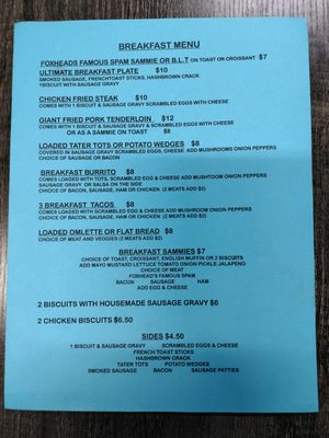 Menu photo 2 The Foxhead Lounge Osteen, FL Menu photo 2 The Foxhead Lounge Osteen, FL