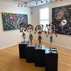Corridor Contemporary - Beatles sculptures upstairs