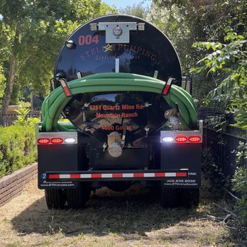 Stellar Pumping - Backing in to handle the side tank. - Septic Services Near Me - Mountain Ranch, California Stellar Pumping - Backing in to handle the side tank. - Septic Services Near Me - Mountain Ranch, California