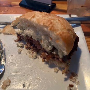 Engine No 9 - Gluten free Black N' Blue Burger. - Burgers Near Me - Saint Petersburg, Florida