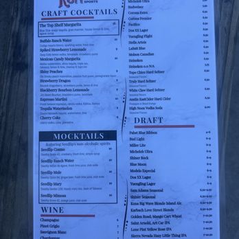 Buffalo Run - Drink menu - Sports Bars Near Me - Spring, Texas