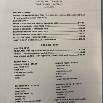Wing's Restaurant - Chinese Near Me - Yorkton, Saskatchewan Wing's Restaurant - Chinese Near Me - Yorkton, Saskatchewan