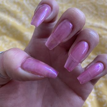 Nail Time - Their idea of a gel mani with fairy chrome. Where's the chrome I paid an extra $20 for? Sloppy and ugly! - Nail Salons Near Me - Burbank, California Nail Time - Their idea of a gel mani with fairy chrome. Where's the chrome I paid an extra $20 for? Sloppy and ugly! - Nail Salons Near Me - Burbank, California
