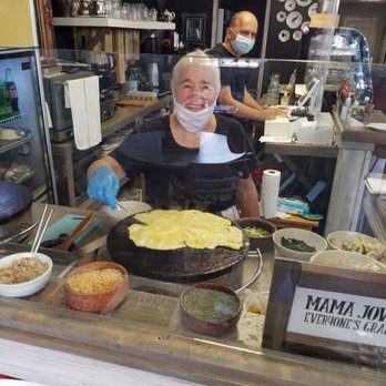 The Red Bud Cafe - Making our crepes. Great job! - Cafes Near Me - Daytona Beach, Florida The Red Bud Cafe - Making our crepes. Great job! - Cafes Near Me - Daytona Beach, Florida