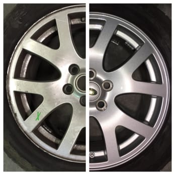 Auto Mile Services - Before and After Extensive curb damage repaired and refinished. - Body Shops Near Me - Norwood, Massachusetts Auto Mile Services - Before and After Extensive curb damage repaired and refinished. - Body Shops Near Me - Norwood, Massachusetts
