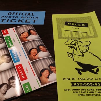Hello Pizza - Photo booth time :) - Pizza Near Me - Edina, Minnesota Hello Pizza - Photo booth time :) - Pizza Near Me - Edina, Minnesota