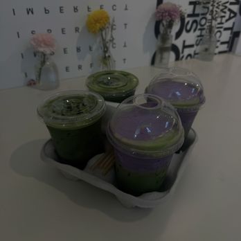 Fizz & Matcha - ube matcha and strawberry matcha - Coffee & Tea Near Me - Miami, Florida Fizz & Matcha - ube matcha and strawberry matcha - Coffee & Tea Near Me - Miami, Florida