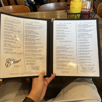 Pho Dakao - Menu - Vietnamese Near Me - Fountain Valley, California