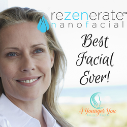 A Younger You Skin Care Center - The Rezenerate Anti-Aging Treatment, a four step procedure, uses Nanotechnology Nutritional Delivery System