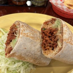 Al pastor burrito Al pastor burrito