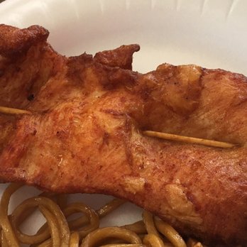 Hong Kong House - Biggest chicken teriyaki stick I have ever seen! - Chinese Near Me - Virginia Beach, Virginia