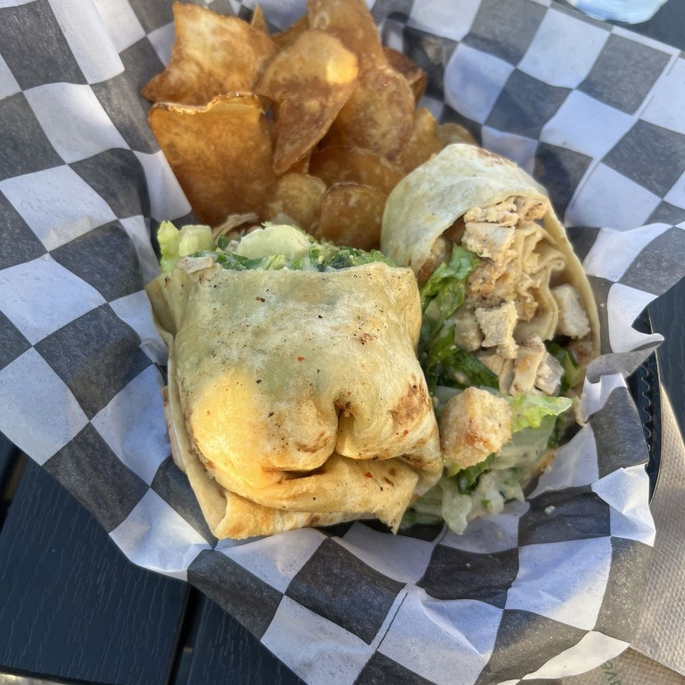 Two Birds One Stone - BLACKEN CHICKEN WRAP - Beer Gardens Near Me - Kansas City, Missouri Two Birds One Stone - BLACKEN CHICKEN WRAP - Beer Gardens Near Me - Kansas City, Missouri