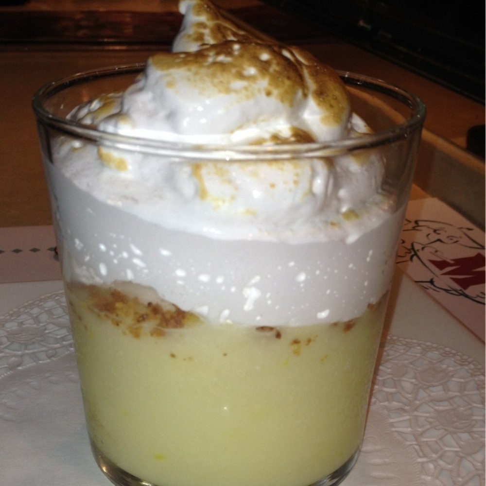 Seasonal dessert lemon pie