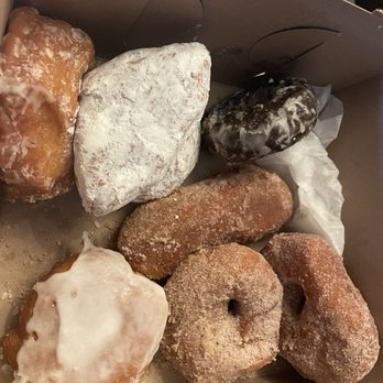 Schuyler Bakery - Forgot to grab a doughnut picture before the kids began devouring these. - Bakeries Near Me - Watervliet, New York