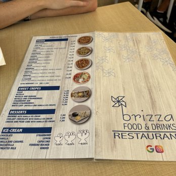 Brizza Restaurant - Menu - Seafood Near Me - Peñíscola, CS