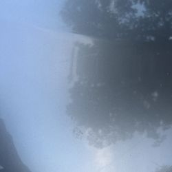 Outside of the car still dirty