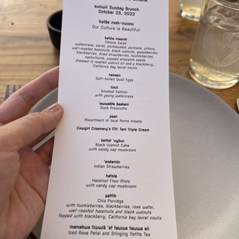 Cafe Ohlone - Sunwii menu - Specialty Food Near Me