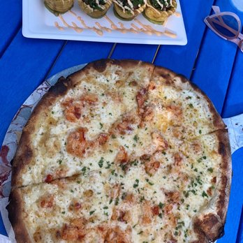 Seaside Cafe - The Seaside Café Signature Pizza - Lobster Bianca - Pizza Near Me - Key West, Florida Seaside Cafe - The Seaside Café Signature Pizza - Lobster Bianca - Pizza Near Me - Key West, Florida