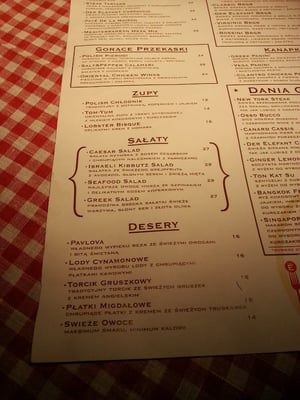 Menu photo 4 Der Elefant Warsaw, MZ