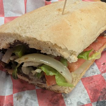 Basil Cafe & Catering - Steak sub on delicious bread - Salad Near Me - High Point, North Carolina