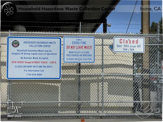 Irvine Household Hazardous Waste Collection Center Oak Canyon Irvine Ca HOUSEHOLD HAZARDOUS WASTE COLLECTION CENTER - Updated July 2025 - 57