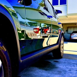 Car detailing finished product.